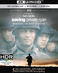 Saving Private Ryan arrives on a new 4K Ultra HD Blu-ray Combo release May 8 from Paramount