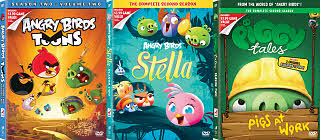 New Angry Birds Toons, Stella, and Piggy Tales Season Two DVDs Take Flight March 1st from Sony