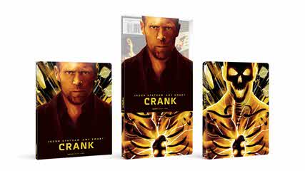 Crime Thriller CRANK returns May 23 as a 4K Ultra HD, Blu-ray, Digital SteelBook from Lionsgate