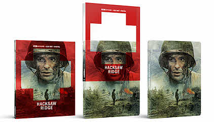 Mel Gibson's HACKSAW RIDGE arrives on 4K Ultra HD Steelbook November 2nd from Lionsgate