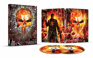 The Punisher arrives on 4K Ultra HD SteelBook on January 25 from Lionsgate