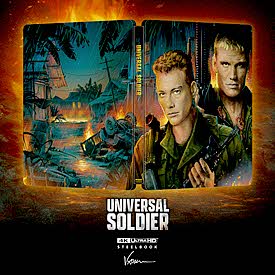 Director Roland Emmerich's Universal Soldier arrives on 4K + Blu-ray + Digital Steelbook June 21 from Lionsgate