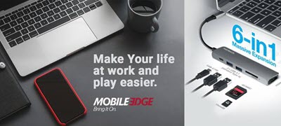 Mobile Edge Expands Lineup with New Personal Productivity Products
