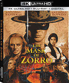 The Mask Of Zorro debuts on 4K Ultra HD May 5th from Sony Pictures