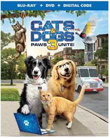 Cats & Dogs 3: Paws Unite! arrives on Digital Sept. 8 and on Blu-ray, DVD Oct. 6 from Warner Bros.