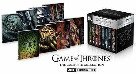 Game of Thrones: The Complete Collection arrives on 4K Ultra HD Nov. 3 from Warner Bros.